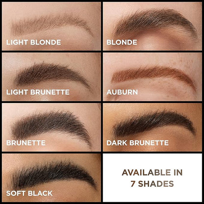 L'Oreal Paris Infallible Volumizing 24H Wear Brow Mascara, Long Lasting Eyebrow Makeup for 2X Fuller Eyebrows, 4.0 Dark Brunette, 0.13 Fl Oz