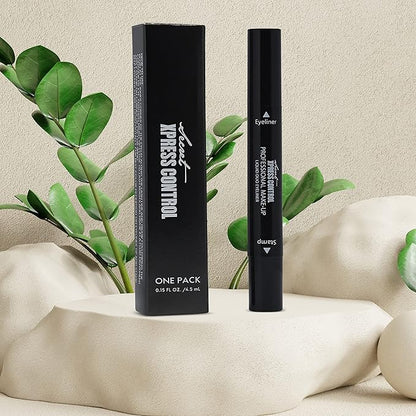 Secret Xpress Control Winged Eyeliner Stamp Waterproof Long Lasting Liquid Black Pen Cat Eye Matte Eye Makeup (Black - 1 Pack)