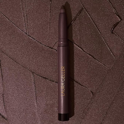 LAURA GELLER NEW YORK Kajal Longwear Kohl Eyeliner Pencil - Royal Quartz - Caffeine and Vitamin E - Smooth & Blendable Liner - Built-In Sharpener