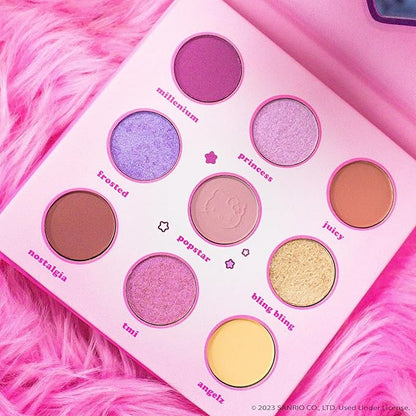 The Crème Shop Hello Kitty Y2K Angel Baby Eyeshadow Palette, PINK