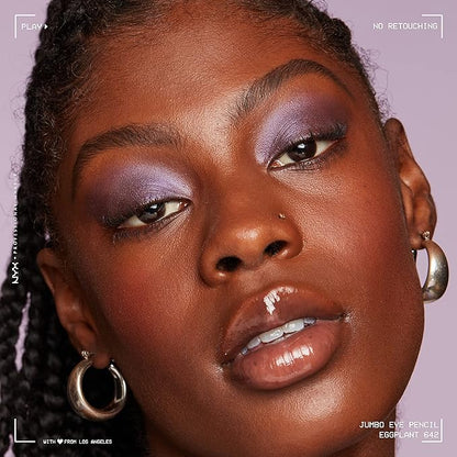 NYX PROFESSIONAL MAKEUP Jumbo Eye Pencil Bundle - Eggplant (Violet) & Blueberry Pop (Blue)
