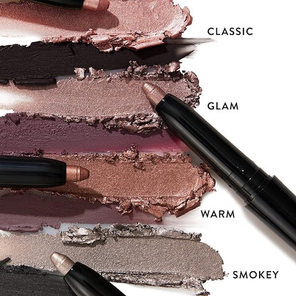LAURA GELLER NEW YORK Waterproof Eye Spackle Eyeshadow Primer + Swipe-n-Line Dual-Ended Eyeshadow and Eyeliner Stick, Classic (Onyx/Champagne)