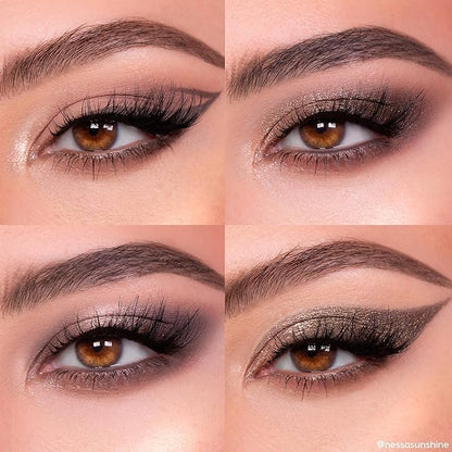 Colourpop Eyes Bundle - Neutrals - Metallic & Matte - Includes Shadow Palette, Super Shock Shadow & Creme Gel Liner (3 count)