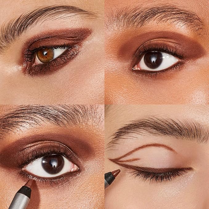 Wonderskin 1440 Longwear Brown Waterproof Eyeliner Pencil - Sharpenable Eyeliner Pencil and Smudge Proof Eye Liner Pencils (Brown Sugar)
