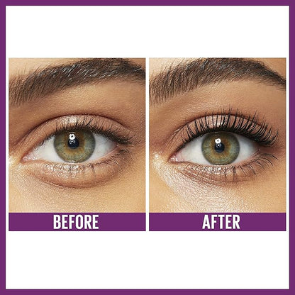Maybelline The Falsies Lash Lift Washable Mascara Volumizing, Lengthening, Lifting, Curling, Multiplying, Eye Makeup, Very Black, 1 Count