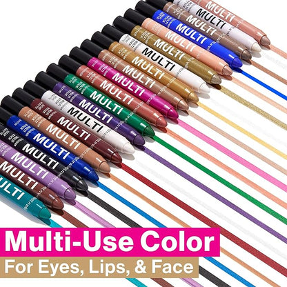wet n wild Color Icon Cream Eyeliner Eyeshadow DMulti-Stick, Moisturizing, Nourishing Velvety Cream-to-Powder Buildable & Blendable Formula, Cruelty-Free & Vegan - Golden Rush Hour
