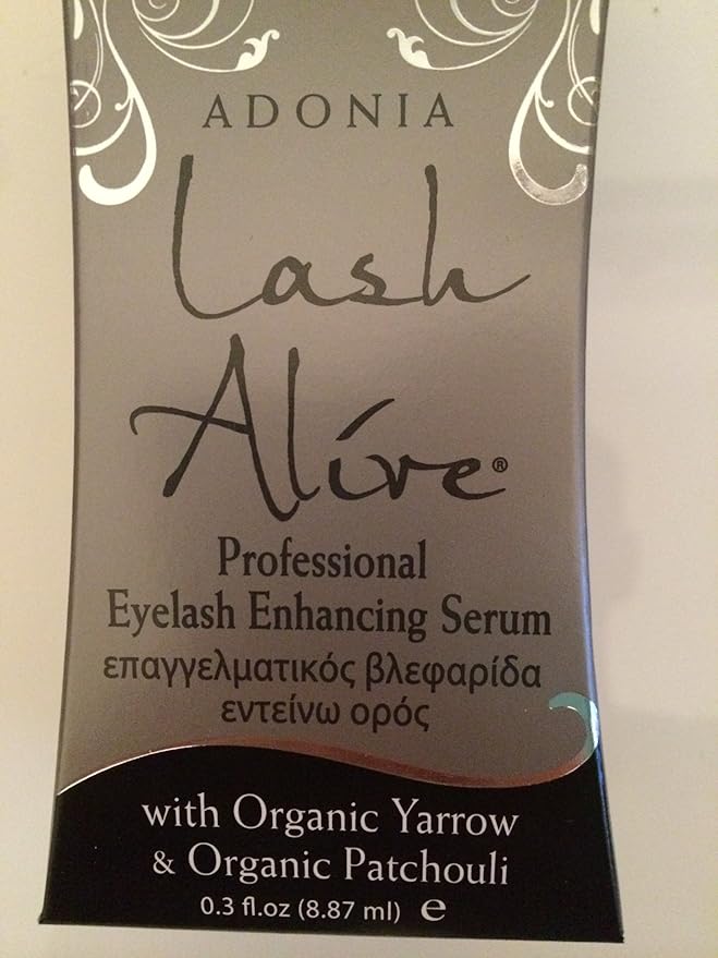 Organic Lash Alive by Adonia Organics - For Longer, Thicker Eyelashes & Brows in just 21 Days - No more eyelash extensions! -
