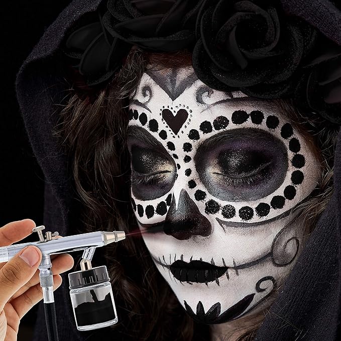 Custom Body Art 1-Ounce Black Water Based Airbrush Body Art & Face Paint