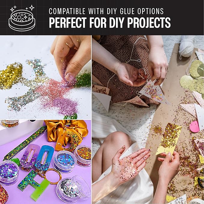 Chunky Glitters and Neon Glitters Bundle