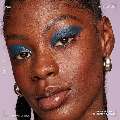 NYX PROFESSIONAL MAKEUP Jumbo Eye Pencil Duo - Frappe (Chocolate Brown) & Blueberry Pop (Blue)