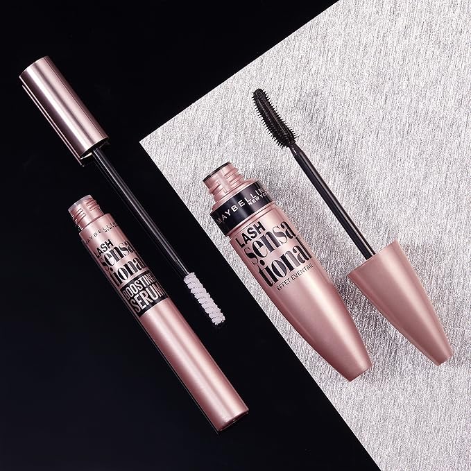 Maybelline Lash Sensational Boosting Eyelash Serum, Conditioning Lash Serum Infused with Arginine and Pro-Vitamin B5 to Fortify Lashes, 1 Count