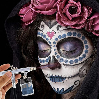 Custom Body Art 1-Ounce Blue Water Based Airbrush Body Art & Face Paint