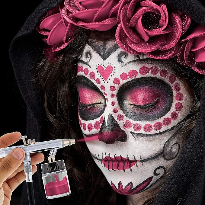 1-ounce Pink Water Based Airbrush Body Art & Face Paint