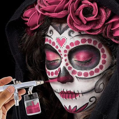 8-ounce Pink Water Based Airbrush Body Art & Face Paint