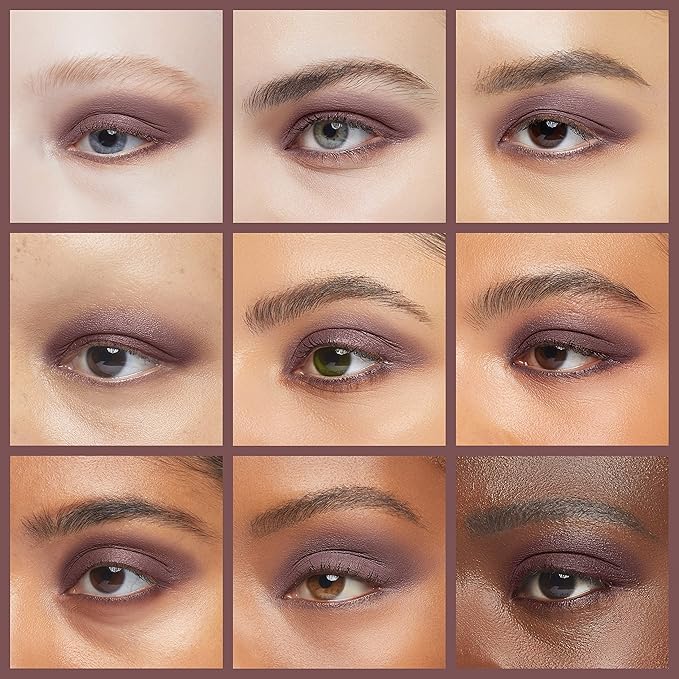 Cream Eyeshadow | Natural Organic Eye Makeup, Richly Pigmented Creme Eyeshadow For Women (Plum Fairy (Matte))