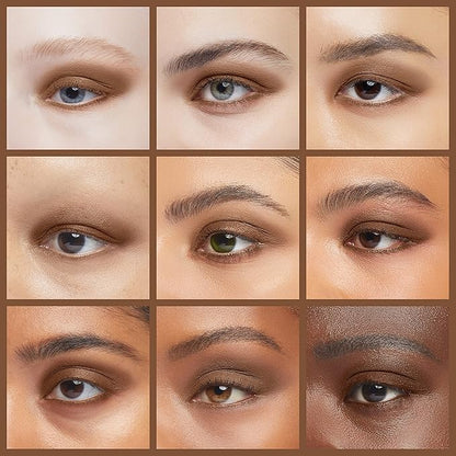Cream Eyeshadow | Natural Organic Eye Makeup, Richly Pigmented Creme Eyeshadow For Women (Dark Cocoa (Matte))
