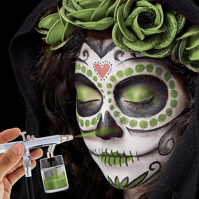 8-oz Lime Green Water Based Airbrush Body Art & Face Paint