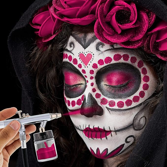 8-ounce Fushia Water Based Airbrush Body Art & Face Paint