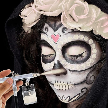 Custom Body Art 1-Ounce White Water Based Airbrush Body Art & Face Paint