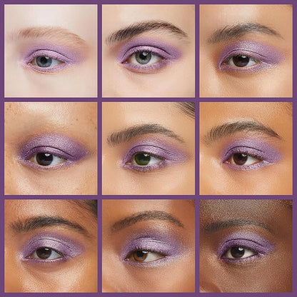 Mardi Gras Shimmering Purple Pink Violet Pressed Powder Single Vegan Eyeshadow; Talc, Paraben & Cruelty Free